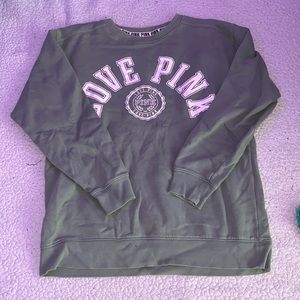 GREEN CREWNECK from PINK